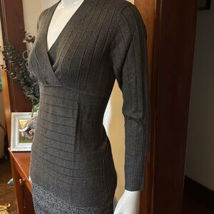 NWT Style&Co size small V-Neck Gray top